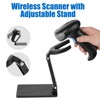 Rabitpos QR Code Scanner with Foldable Stand, 1D 2D Barcode