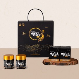 Cheongi Yakdoraji essence and bellflower root, domestically produced 100g medicinal bellflower root, 1+1 bottle gift set / 천기 약도라지 진액고 도라지청 약도라지청 국내산 100g 1+1병 선물세트
