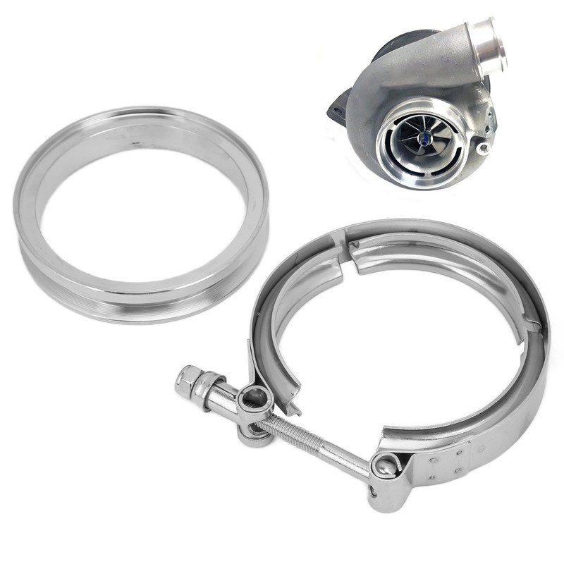 4in Downpipe Clamp Flange V Band Kit Replacement for Turbo