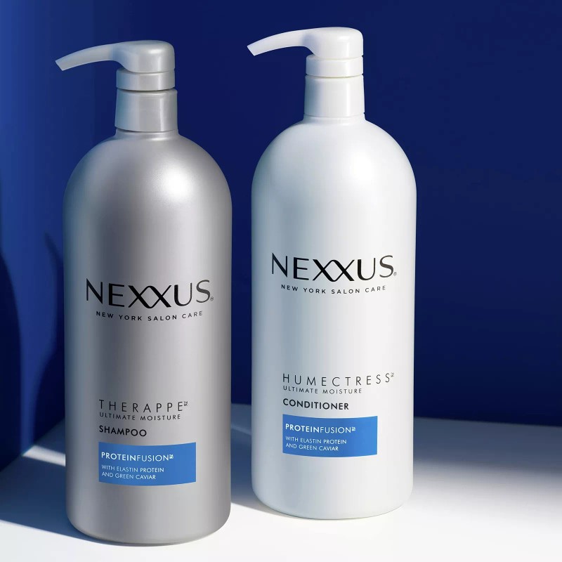 Nexxus Shampoo and Conditioner for Dry Hair Therappe Humectress Silicone-Free,