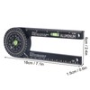 Miter Saw Protractor Metal Angle Measurement Finder Gauge Cutting Guide