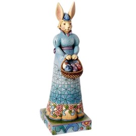 Enesco Jim Shore Mrs Rabbit with Eggs 4015498