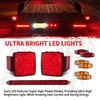 Gonice Complete LED Trailer Light Kit, Super Bright Submersible Boat