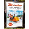 Ski-Doo Snowmobile – Vintage-Style 1965 Advertising Poster - 24"x36"