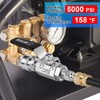 Boltigen 5000 PSI High Pressure Washer Ball Valve Kit, 3/8"