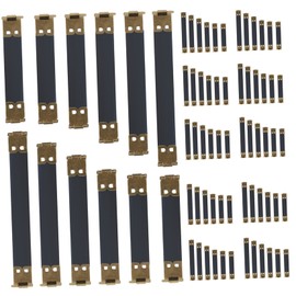 Gadpiparty 1Set Assorted Internal Flex Frame Metal Handbag Hinges Spring Clips for Purse Making Durable Clasp with Strong Elasticity for DIY Coin Purses Card Holders