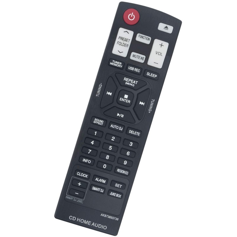 AKB73655738 Replacement Remote Control fit for LG Mini Hi-fi System