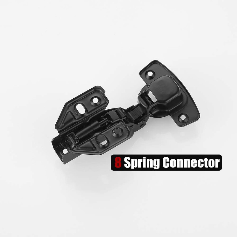 JQK Cabinet Hinges Black, 100 Degree Soft Closing Insert Door