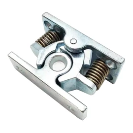 Double Roller Catch, Heavy Duty Spring Loaded Latch1Pcs Zinc Alloy Latch Pin Push to Open Door Latch & Quick Release Lock, Holder for Trailer, RV, Cabinet, Shed Doors with Screws (mp-4)