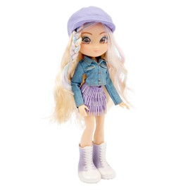 Giochi Preziosi Unique Eyes Girls Collection Doll 25 cm - Rebecca with Her Eyes with Clothes, Toy for Children from 3 Years, MYM122