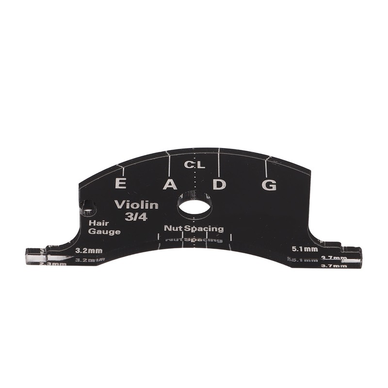 Violin Bridge Reference Tool Acrylic Accurate Violin Bridge Mold Fingerboard
