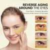 BREYLEE 24K Gold Eye Masks - 60 Pcs, Retinol &