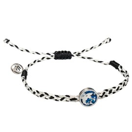 4Ocean Ocean Microplastic Bracelet - Removes 1 Pound of Ocean Plastic - Adjustable, Unisex, Handmade with Recycled Microplastics - Supports Ocean Conservation (Black multi)