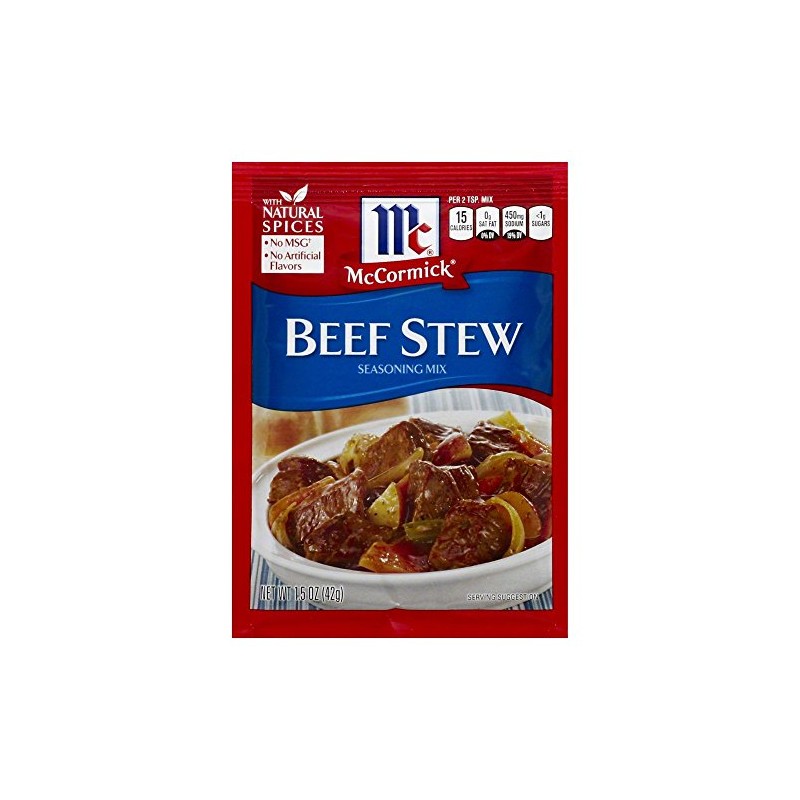 McCormick Beef Stew Seasoning, 1.5-Ounce Packets (Pack of 24)
