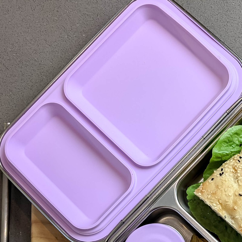 EcoCocoon Bento Lunch Box Replacement Seal - 2 Compartment, Pink