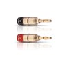 OEHLBACH SOLUTION BANANA, screw assembly banana plug. Set of 4.