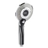 LED Shower Head Bathroom Hand Held 3-Color Temperature Control Color
