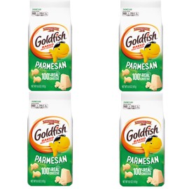 Pepperidge Farm Goldfish Parmesan Crackers, 6.6 oz. Bag (Pack of 4)