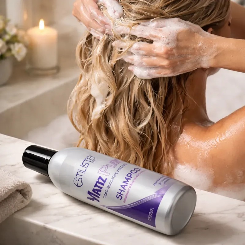 Estilista Shampoo Matiz Platino 800 Ml