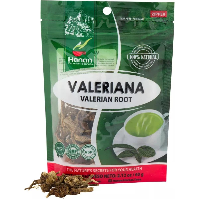 Hanan Valeriana 60g Valerian Root 2.1oz Loose Herbs from Peru