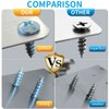 2 Pcs Hinges Repair Plate, Stainless Steel Hinges Repair Brackets