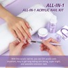 SAVILAND Acrylic Nail Kit Starter Set: Clear Acrylic Powder and