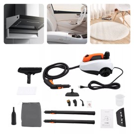 Elec Home Steamer Cleaner High Pressure Multipurpose Rolling Cleaning Machine