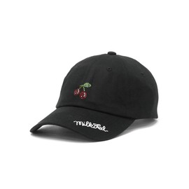 Milkfed RHINESTONE CHERRY CAP Women's Cap, Black, Free size