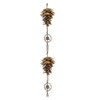 Tsudoku 1 PCS Metal Pine Cone Shaped Rain Chain Pine