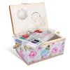 Navaris Sewing Box Sewing Box Sewing Case for Handmade -
