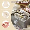 sourcing map 30 Pcs Wooden Spool for Craft, 1.2"/30 mm