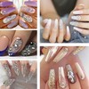 U-Shinein 1420Pcs Rhinestones Nail Art, Flat Back Rhinestones, Shiny Dazzling