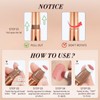 LINXINS Liquid Contour Wand 3PCS Liquid Blush Sets, Liquid Bronzer,