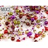 busduga Pearl Garland 12 Pieces of 1.3 m – Over 20 Colours to Choose From – for Weddings or Table Decorations (Mix 2)