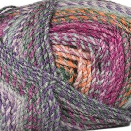 James C Brett Marble Chunky Knitting Yarn 100% Soft Acrylic Wool (MC110), Multicolour