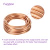 DMiotech 4mm x 5mm Long 5.0 M Refrigerator Copper Pipe