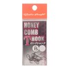 Rodiocraft Honeycomb T Hook, Long Shank, 15 Pieces, #8 (Fluorine)