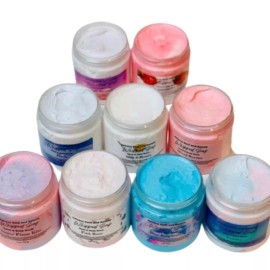 Amreva Bath and Beauty Whipped Hand and Body Soap | Fluffy Creamy Wash | Soap in Jar - Sugar Plum Kiss