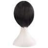 MapofBeauty 20"/50cm Double Tail Straight Hair Cosplay Wigs(Black)