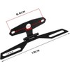 Universal Motorcycle License Plate Holder Adjustable License Plate Tail Light