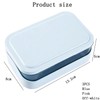 3 PCS Soap Dish With Lid Soap Box with Removable