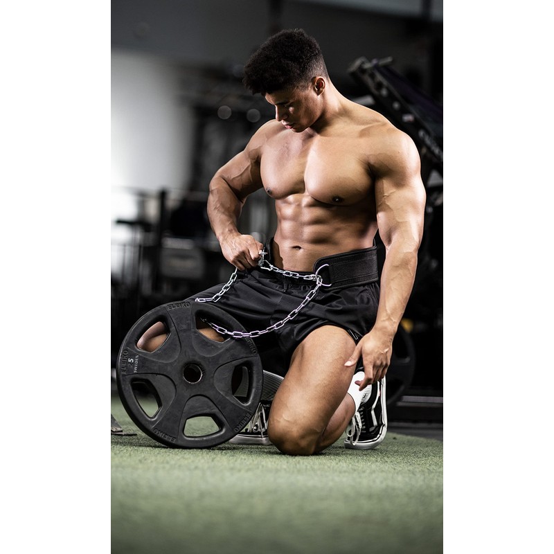 Fitgriff® Dip Belt with Chain + 2 Carabiners, Dip Belt
