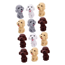 24pcs Puppy Eraser Mechanical Pencils Holiday Bag Filler School Supplies Puppy Figurine Novelty Animal Eraser Kid Prizes Children’s Toys Pencil Eraser Miniature Doll