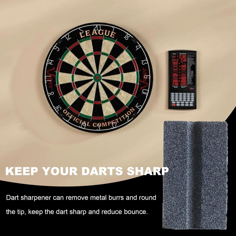 ASIRYVA 4 Pack Dart Sharpener, V-Sharp Darts Sharpener, Sharpening Stone