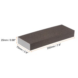 HARFINGTON 8pcs Sanding Sponge Blocks 180-240s Wet/Dry Hand Sanding Sponges Sheet, 200x70x25mm Foam Sanding Block Pad for Polishing Kitchen Metal Wood Drywall Furniture, Brown
