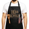 MoonWorks BBQ Apron for Men with Saying "Der Herr der