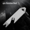 Mini EDC Pry Bar - Small Keychain Prybar Multitool for