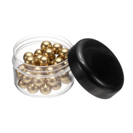 sourcing map 50 Pcs 10 mm Bearing Balls H62 Brass Ball G200 Precision Balls
