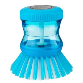 Dlux Soap Dispensing Palm Brush Storage Set, Kitchen Brush with Holder for Pot Pan Sink Cleaning, 1 Set