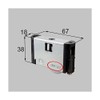 LIXIL Maintenance Parts, Parts for Living Rooms, Sliding Doors, Wheel-related Door [MDU177B] *Product color and shape specifications may change*